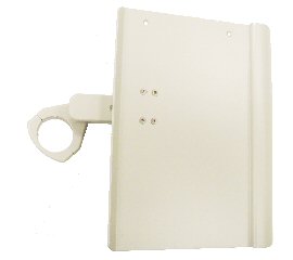 Keyboard and Support Trays - Vertical Post Mounted - Gray