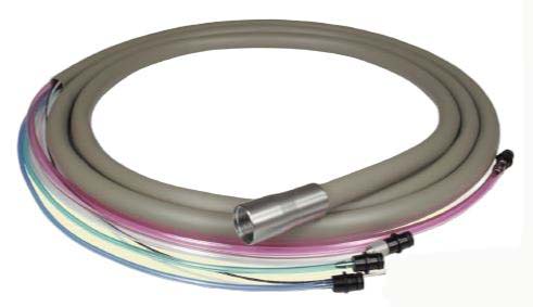 Kinetic Handpiece Light Source Tubing, 5-Hole Vari-Lux, Adec 4-Tube Jacketed, Series# 1260