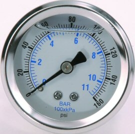 DCI Liquid Filled Pressure Gauge