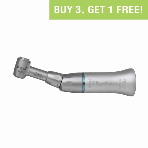 Maxso Contra Angle-Smart CS1-CH02, 1:1, Non-Spray, Non-Optic, Push Button, CA Burs