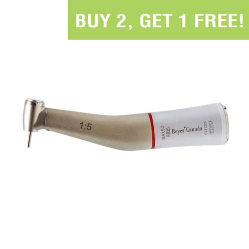 BUY 2, Get 1 FREE / Maxso X99L, Contra Angle, 1:5, Quattro Spray, Fiber Optic, Push Button, FG Bur