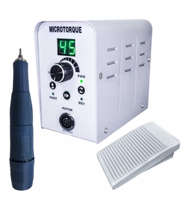 Microtorque Control Box with 45,000 RPM Handpiece  (with ON/OFF Pedal)