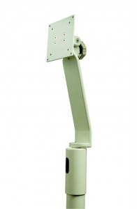 DCI Monitor Support, Top Post Mounted, White