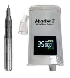Mystisa 2 Gray Brushless Slim Set -Mystisa 2 Controller & Mystisa 2 Slim Handpiece with 3/32" Chuck (M2SLIMSET3/32GRAY)