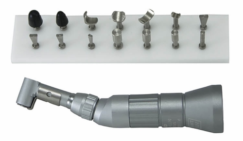 ND EC-20AP 1:1 E-Type Contra Angle Amalgam Condenser Head, with 14 Point Set