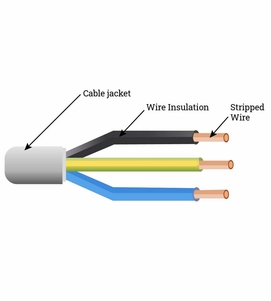 Nouvag 22266 Power Cord US, 3M, Hospital Grade with Device Socket, Straight, Grey