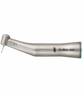 NSK M15 S-Max Stainless Steel Contra Angle Handpiece - 4:1 Non-Optic Internal Spray
