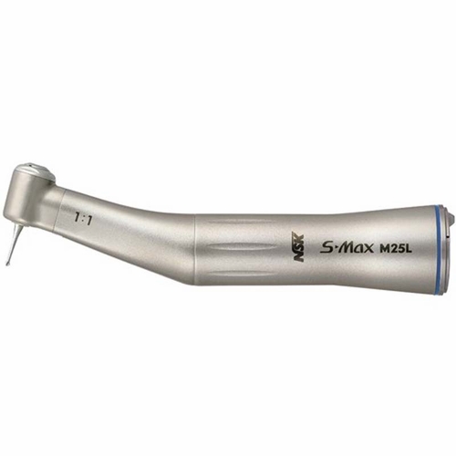 NSK M25L S-Max Stainless Steel Contra Angle Handpiece - 1:5 Optic - E-Type Internal Spray