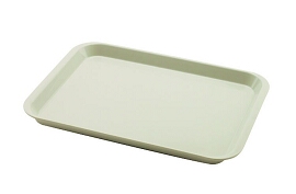 DCI Tray, Plastic, 9-5/8" x 13-3/8", Gray