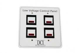 DCI Low Voltage Control Panel, Quad Switch