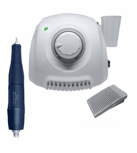 Ram Marathon 3 Champion Control Box, 45000 Handpiece with  1/8" Collet, 1/8" to 3/32" Reducing Sleeve & On/Off Pedal