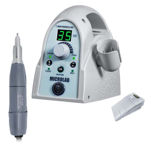Ram Microlab 350 Box, Slim Nose Handpiece & Variable Pedal