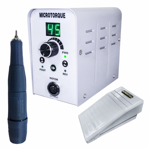 Microtorque Control Box, 45,000 RPM Handpiece (with Variable Pedal)