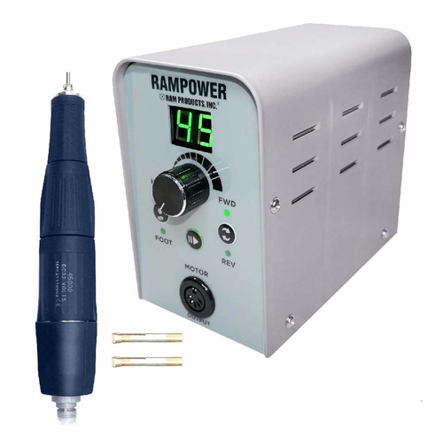 RAM Rampower 45 Box & 45000 Handpiece with 2 Collets