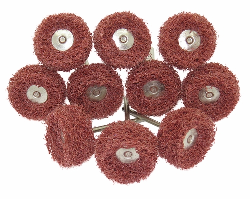 Red Fine Orthodontic Polishing Buff (Pkg. of 10 pcs.)