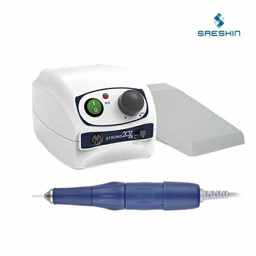 Saeshin 207S/105LN 45,000 Rpm Carbon Brush Compact Micromotor Set