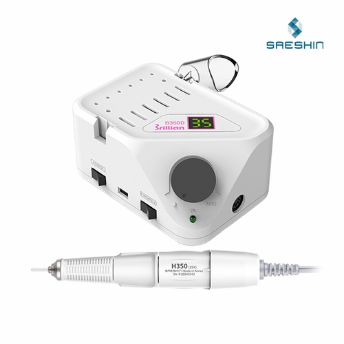 Saeshin Brillian B350D/H350 (White) 35,000 Rpm Set(3/32″) New Digital Rpm Display