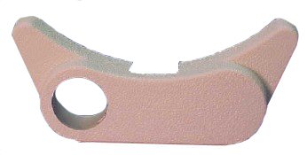 Foot Control Shroud, 1-Hole for Button, Gray