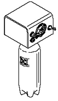 DCI Asepsis Self-Contained Standard Single Water System w/750 ml Bottle & Extra Bottle