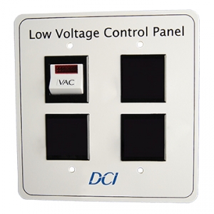 DCI Low Voltage Control Panel, Single Switch