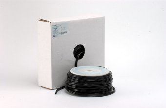 DCI HP Tubing, 3 Hole, Straight Black