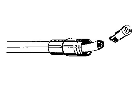 DCI HP Tubing, 4 Hole w/CT, Straight Black