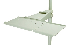 Standard Monitor and Trays for Vertical Post