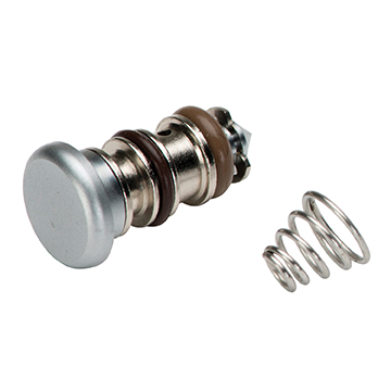 DCI Syringe Button w/Spring, Continental, Autoclavable