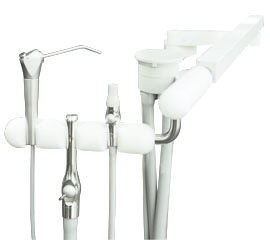 Telescoping Arm Assistant's Instrumentation - Premium 3 Position (Syr, HVE, SE) - White