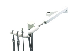 DCI ASSISTANT INSTR. W/BREAKAWAY TELES. ARM STD. 4 POS. (SYR, 2 HVE, SE) ANODIZED