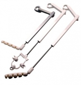 DCI Telescoping Arm w/3 Position Holder, Gray