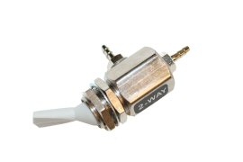 DCI Toggle Valve, Momentary, 2-Way, Normally Closed, Gray