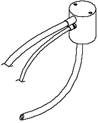 DCI Universal Manifold, Long Self Center Neck w/Barbs