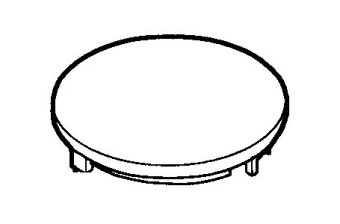 DCI Vacuum Canister Cap w/ O-ring, Black