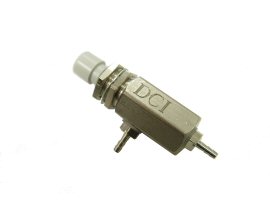 DCI Push Button Cartridge Valve, Momentary, 3-Way, Normally Closed, Gray