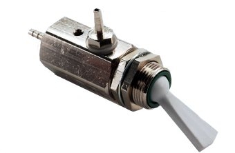 DCI Toggle Cartridge Valve, Momentary, 3-Way, Normally Open, Gray