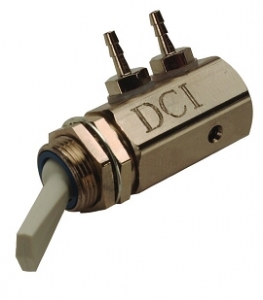 DCI Toggle Cartridge Valve, Momentary, Side Port, 3-Way Normally Closed, Gray