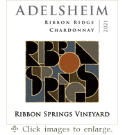 Adelsheim Chardonnay 2021 Ribbon Springs Vineyard Willamette Valley