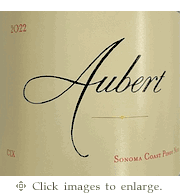 Aubert Pinot Noir 2022 CIX Estate Vineyard Sonoma Coast