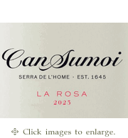 Can Sumoi Rose' 2025 'La Rosa' Penedes Catalunya
