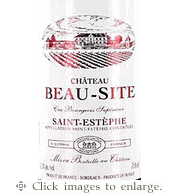 Chateau Beau-Site Cabernet Blend 2019 Saint Estephe Bordeaux