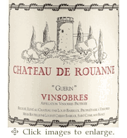 Chateau de Rouanne 2020 Vinsobres Guerin Southern Rhone