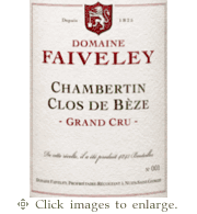 Domaine Faiveley Pinot Noir 2023 Chambertin Clos de Beze Grand Cru Cote de Nuits Burgundy