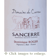 Dominique Roger Rose' 2024 Domaine du Carrou Sancerre Loire Valley