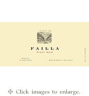 Failla Pinot Noir 2024 Savoy Vineyard Anderson Valley Mendocino