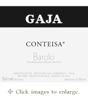 Gaja Nebbiolo 2021 Conteisa Barolo Piedmont
