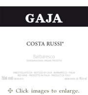 Gaja Nebbiolo 2021 Costa Russi Barbaresco Piedmont