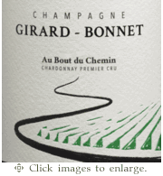 Girard-Bonnet Champagne NV ' Au Bout du Chemin' 1er Cru Extra Brut Champagne