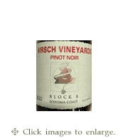 Hirsch Pinot Noir 2022 'Block 8' Hirsch Vineyards Sonoma Coast