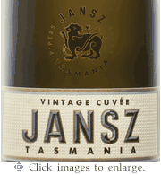 Jansz Sparkling Wine 2014 Vintage Cuvee Pipers River Tasmania